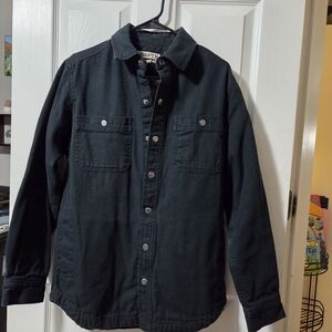 Duluth Trading Co Black Fire House Cotton Shirt